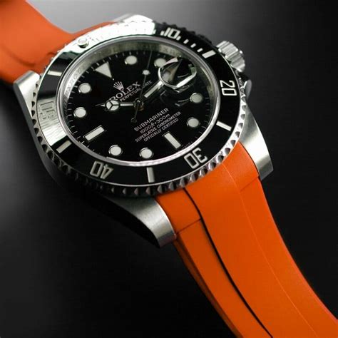 rolex with orange strap|genuine Rolex watch straps uk.